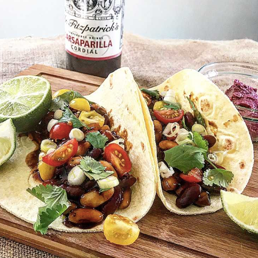 Sarsaparilla Green Tacos by The Clean Tribe