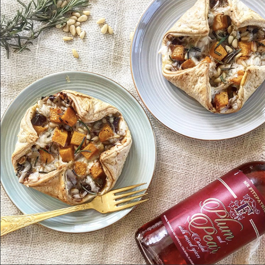 Spiced Onion Chutney & Rosemary Butternut Squash Tarts by The Clean Tribe