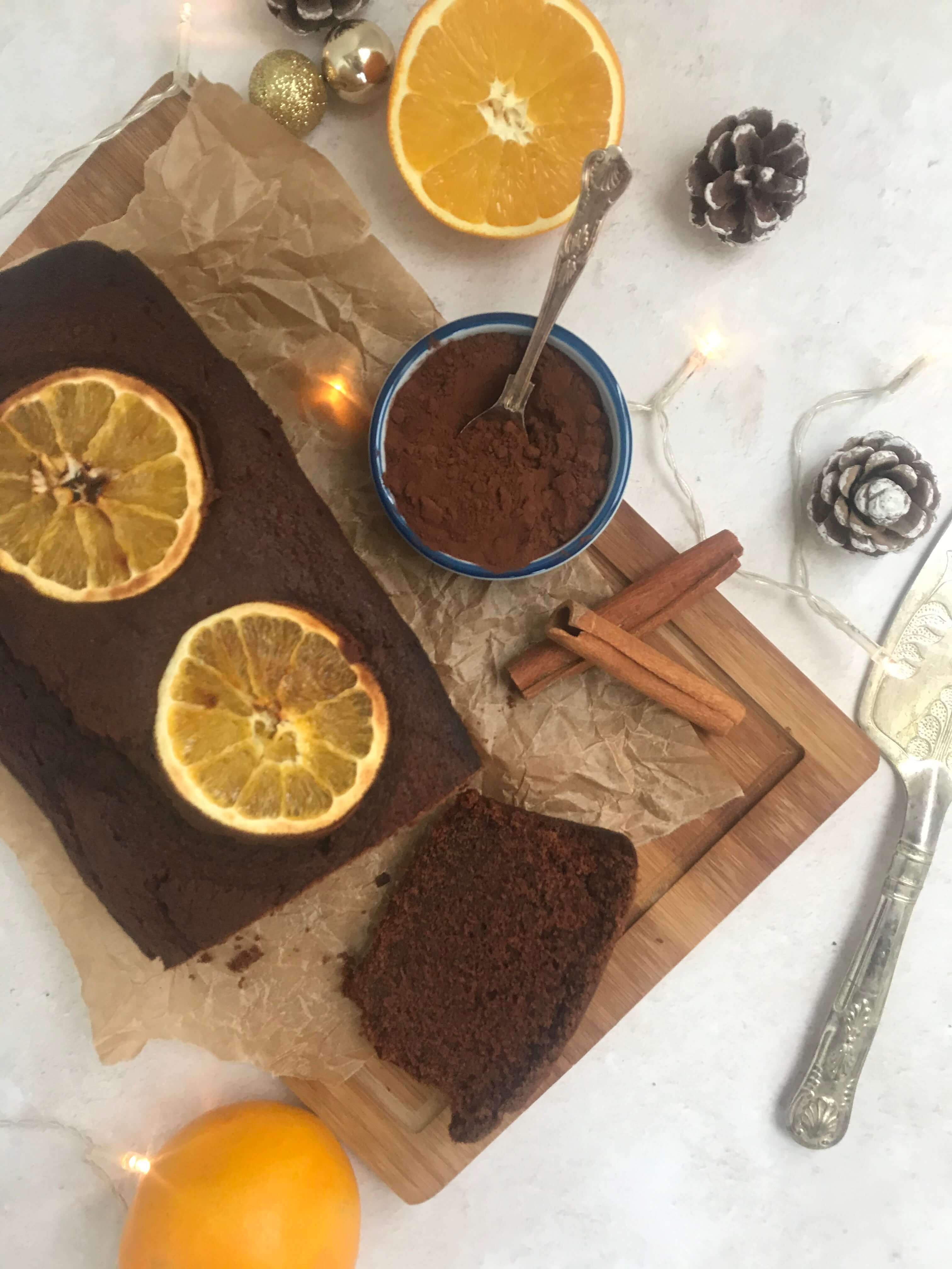 Chocolate Orange Loaf – vegan style